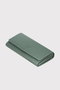 Zoozie Bags Angel Cartera de Mujer en Piel auténtica Color Menta con Cierre de Cremallera y Múltiples Compartimentos 20x10.5cm